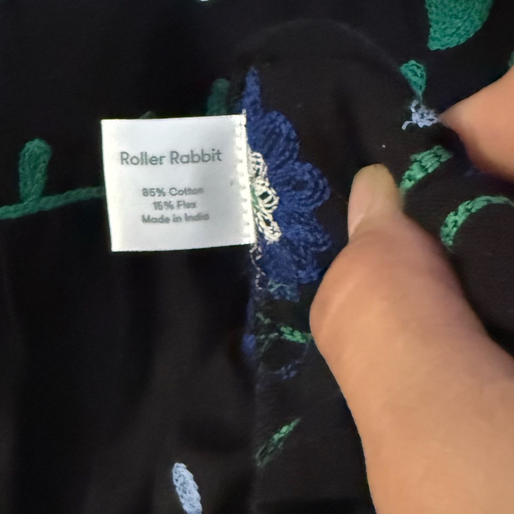 Anthropologie Roller Rabbit Embroidered Dress - Picture 5 of 6